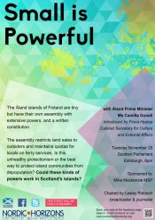 November meeting – ‘Small is Powerful’.